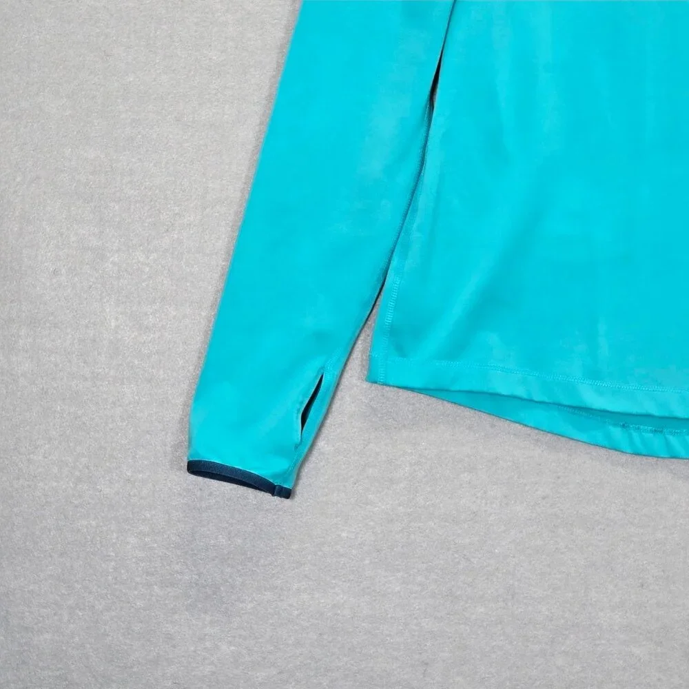 Nike PRO Women's Size M Hyperwarm High Neck Teal Training Top